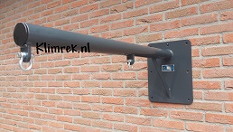 RAL7016-WallySwing®-schommel-muurschommel-schommelbuis-schommelpaal-wandschommel-gevelschommel-klimrek.nl